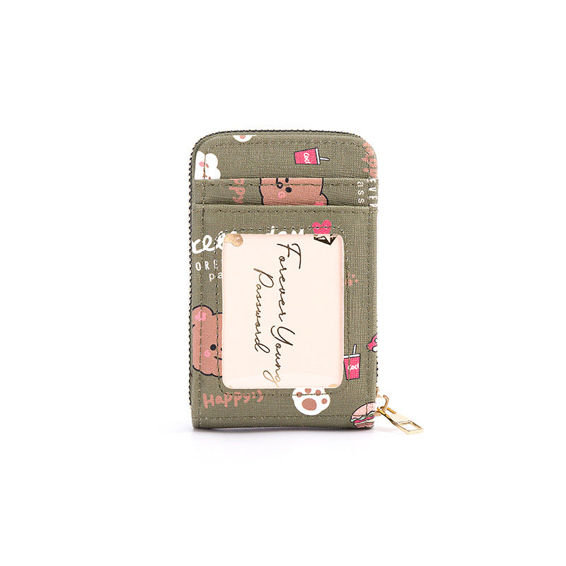 Cute Cartoon Print Card Holder