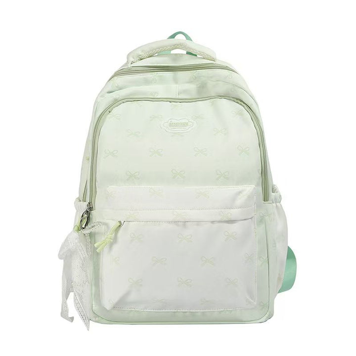 Cute Bow Pattern School Backpack Stornfield