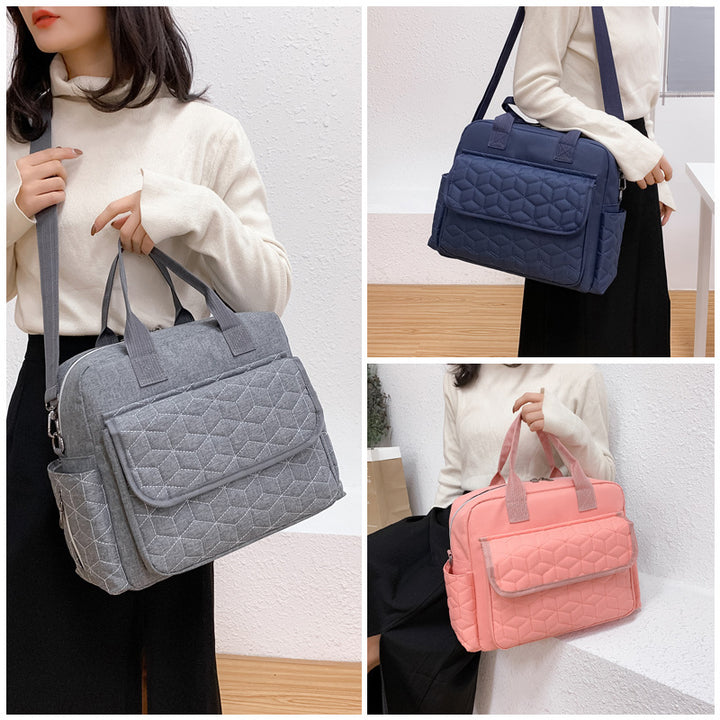 Multifunctional Quilted Laptop Tote Stornfield