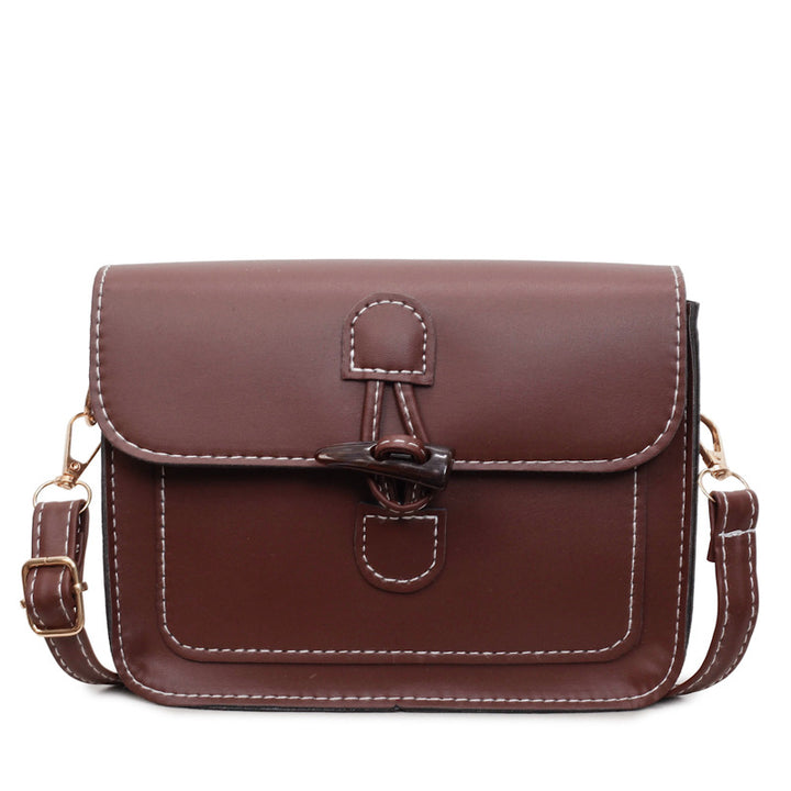 WoStructured Leather Crossbody Bag Stornfield