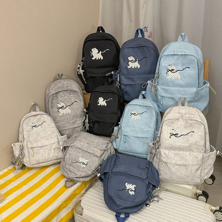 Playful Cartoon Dog-Themed Backpack Stornfield