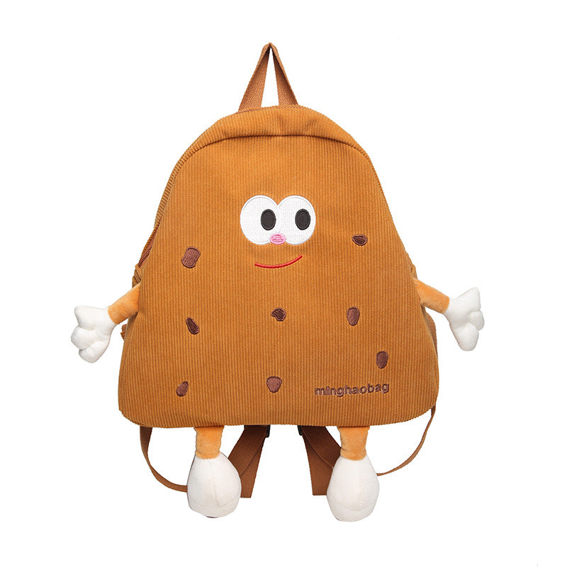 Cartoon Cookie-Shaped School Backpack Stornfield