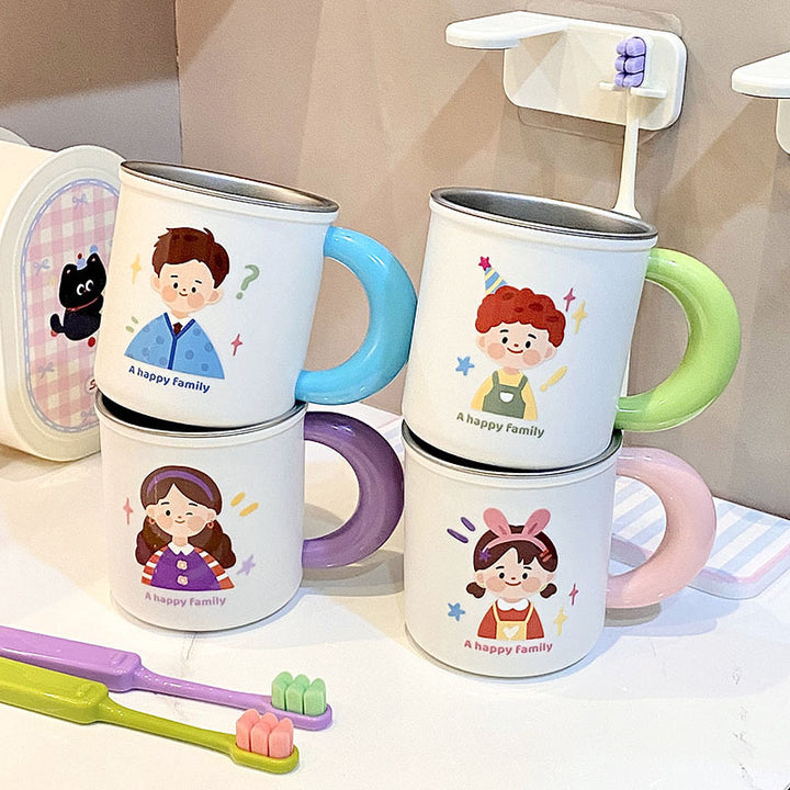 Stainless steel mug with funny family motif Stornfield