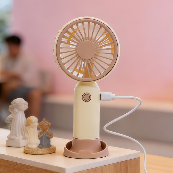 Ladies portable battery-operated hand fan Stornfield