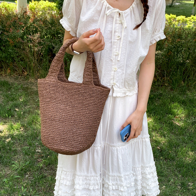 Handmade straw bag Stornfield