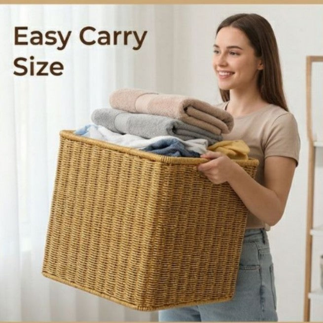 Rectangular Woven Storage Box Stornfield