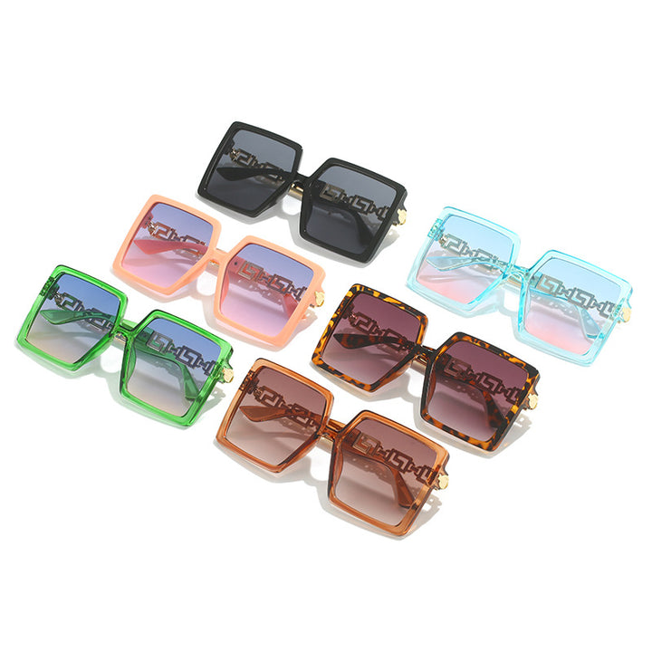 Ladies square sunglasses with luxurious accents Stornfield