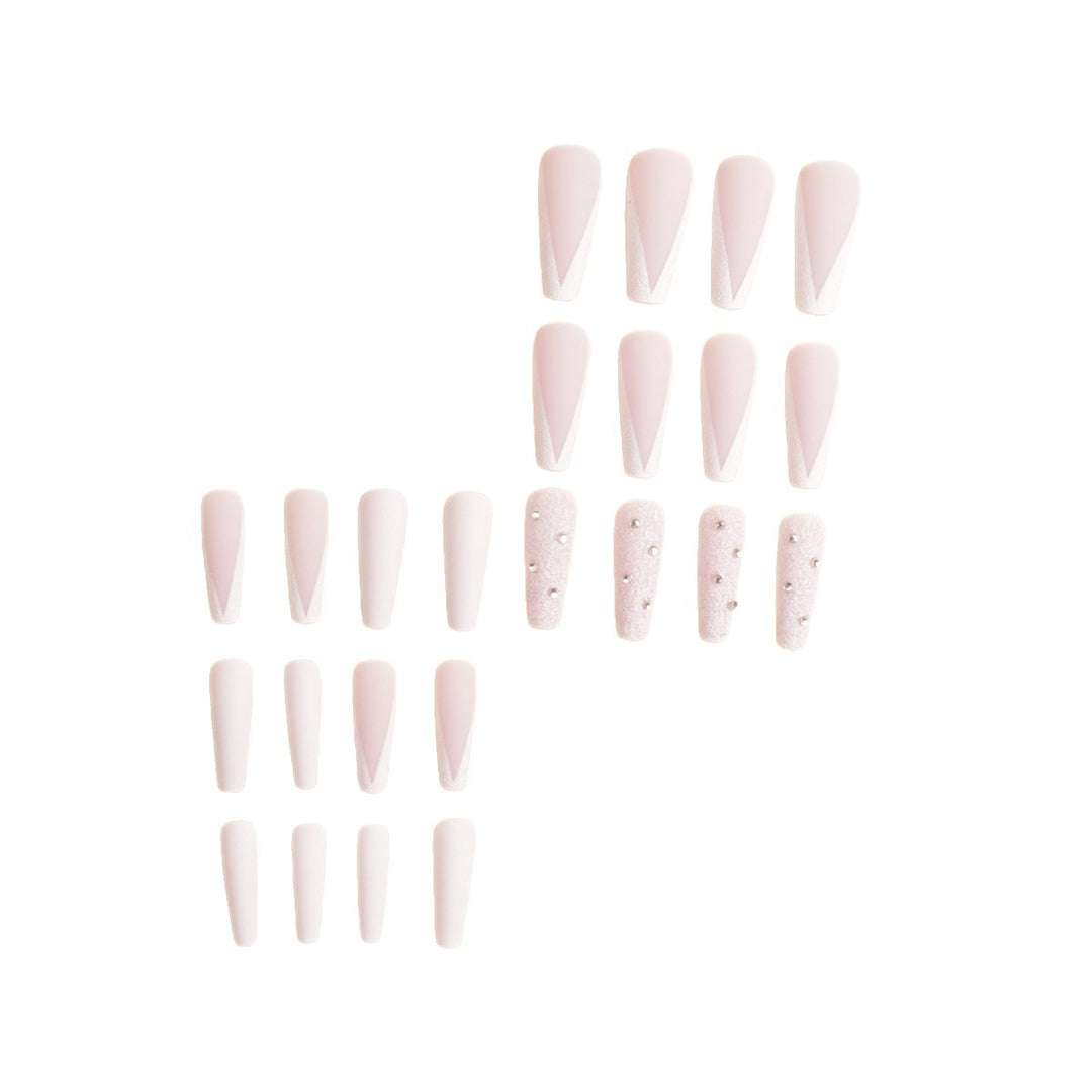 Premium Rhinestone-Embellished Stiletto Press-On Nails Stornfield