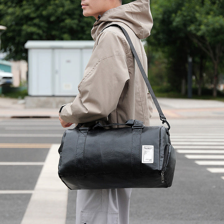 Premium Leather Travel Duffel Bag Stornfield