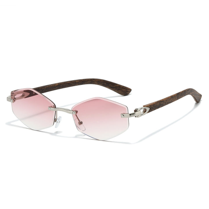 Futuristic Hexagonal Frame Sunglasses Stornfield