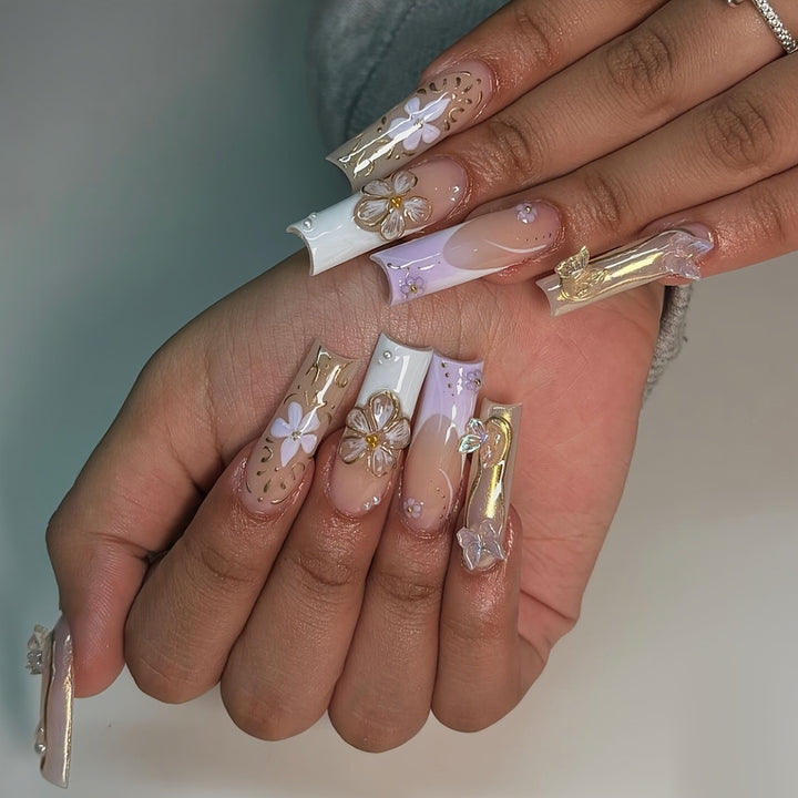 Artistic 3D Butterfly Nail Extensions Stornfield