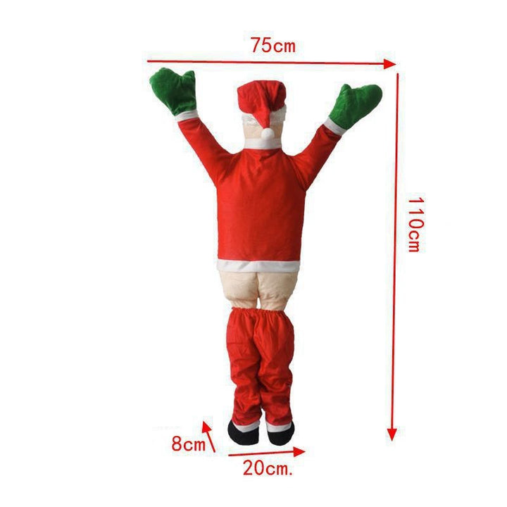 Funny Christmas stocking with Grinch design