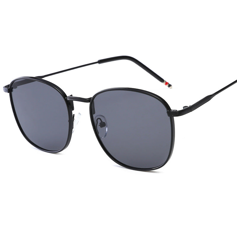 Ladies stylish oversized sunglasses with glamorous metal frame Stornfield