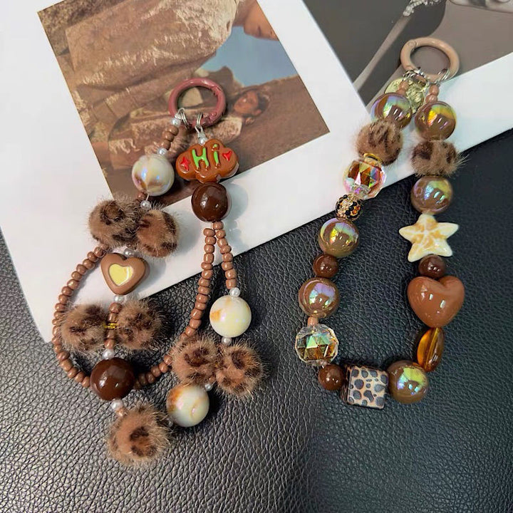 Decorative Beaded Keychain Stornfield 1790134810