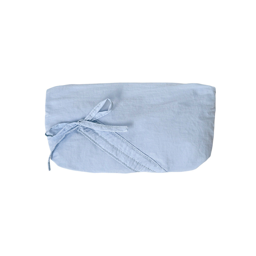 Quilted Pencil Case with Ribbon Closure Stornfield