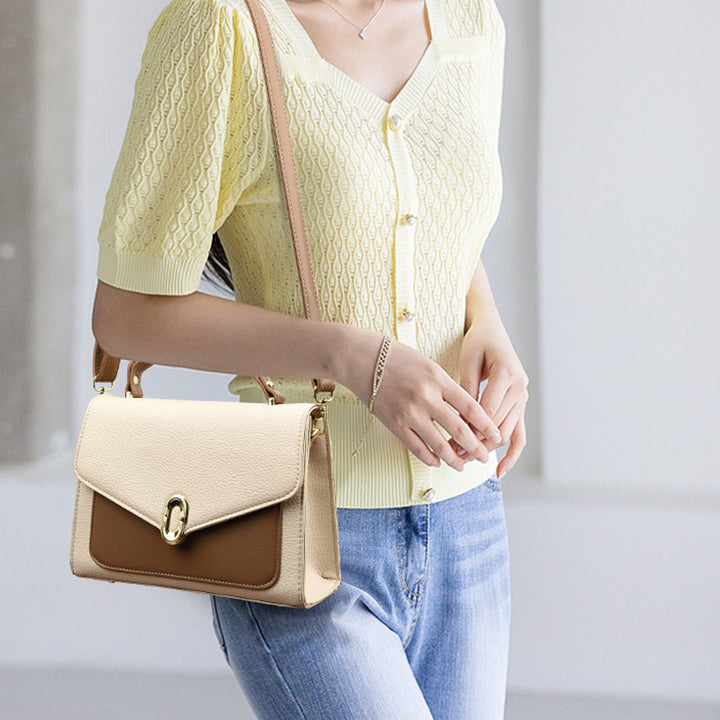 Elegant Dual-Tone Handbag Stornfield