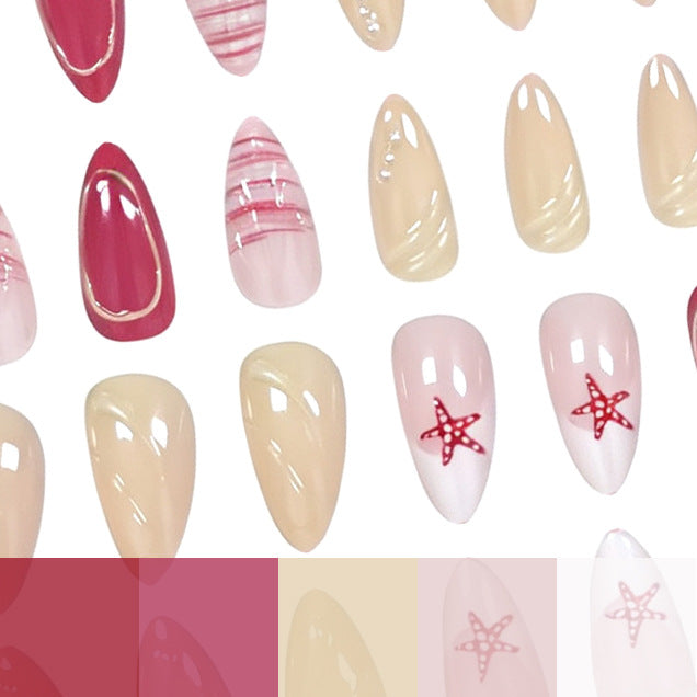 Artistic Starfish Nail Art Enhancements Stornfield