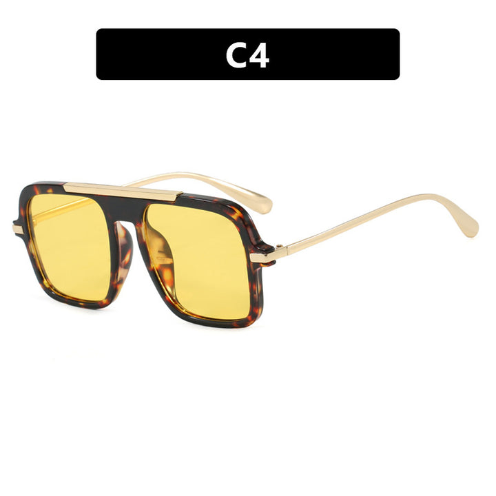 Women's square sunglasses with luxurious metal frame and sturdy lenses Stornfield