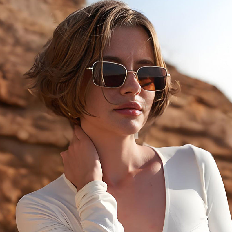 Men's Sleek Square Frame Sunglasses Stornfield