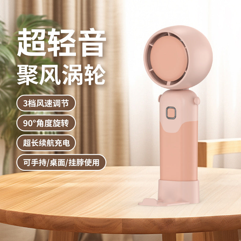 Ladies portable mini-handheld fan with multiple adjustable tilt angles Stornfield