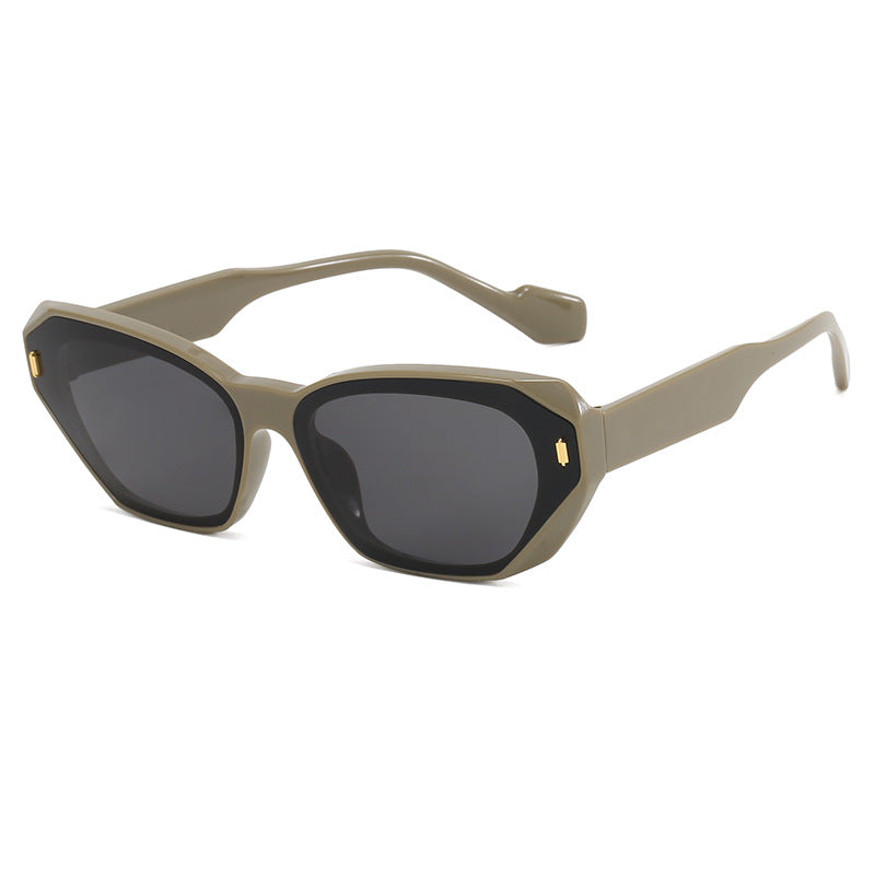 Women’s geometric designer sunglasses with distinctive frame Stornfield