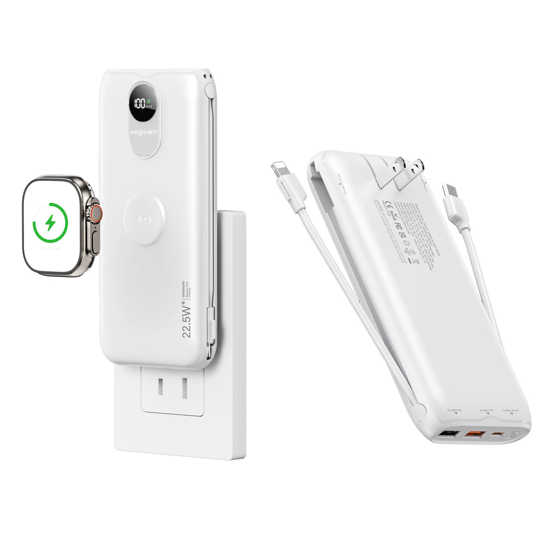 Portable power bank with Qi charging function and wired fast charging system Stornfield