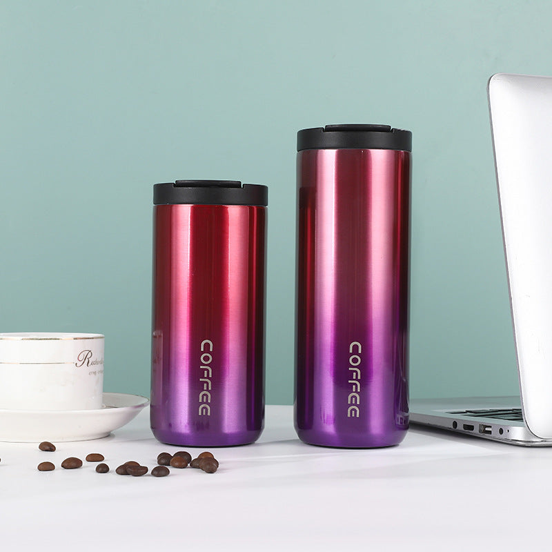 Women's insulated stainless steel coffee mug with elegant design and non-slip bottom Stornfield