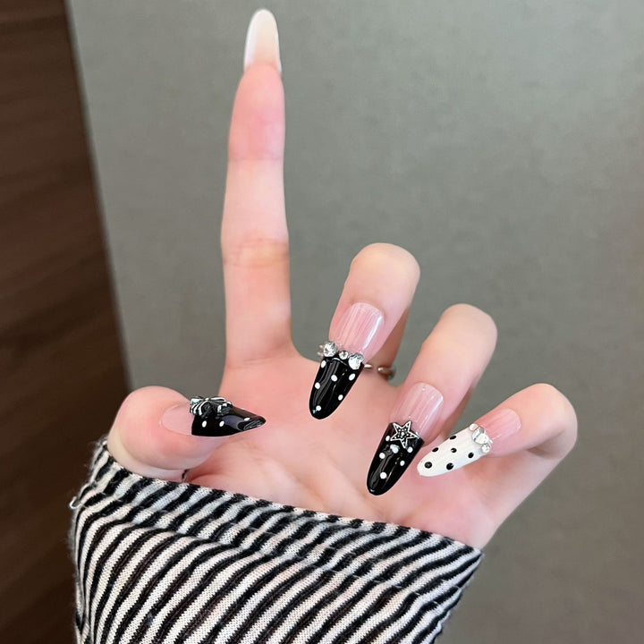 Elegant Decorative Press-On Nail Extensions Stornfield