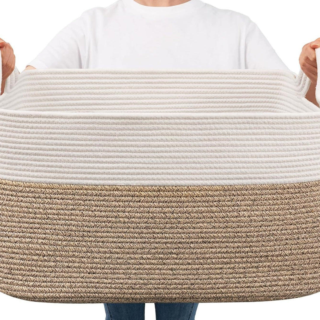 Women Versatile Storage Basket with Sturdy Handles Stornfield