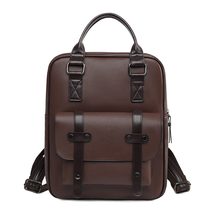 Structured Leather Backpack Stornfield