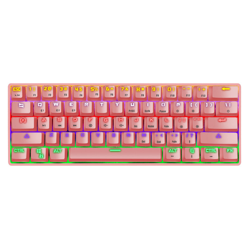 Compact Mechanical Gaming Keyboard with Backlit Keys Stornfield