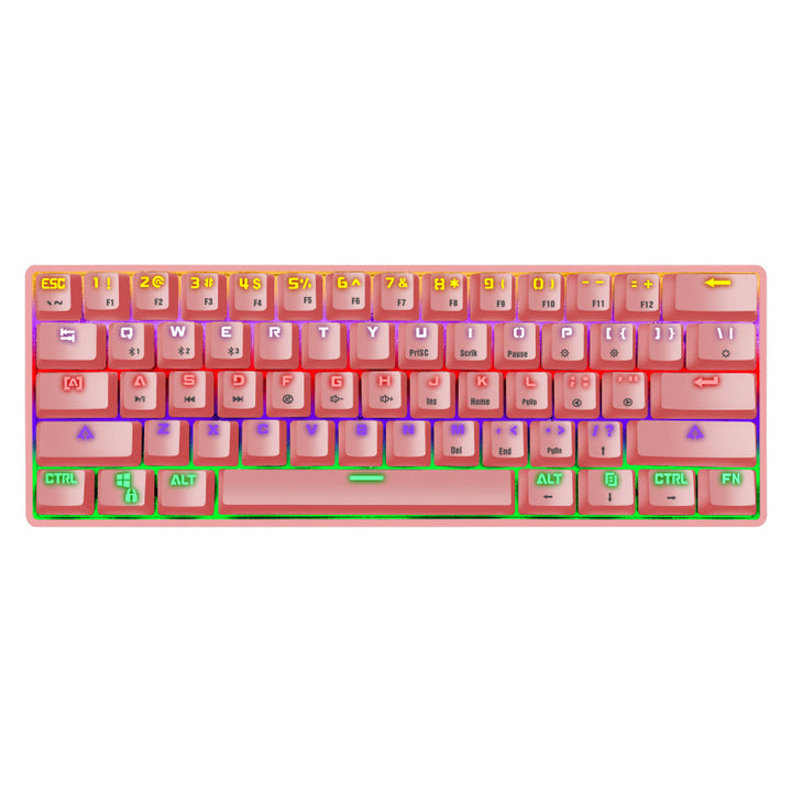 Compact Mechanical Gaming Keyboard with Backlit Keys Stornfield