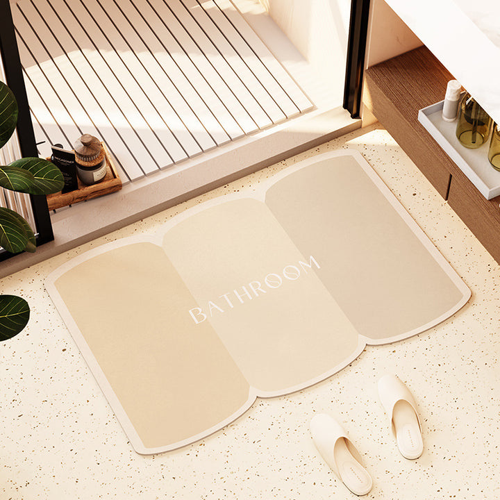 Luxurious Cushioned Bathroom Mat