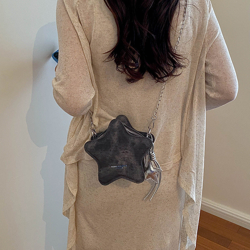 Star-Shaped Mini Crossbody Bag