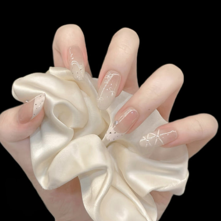 Elegant Press-On Nail Art Set 1790746012