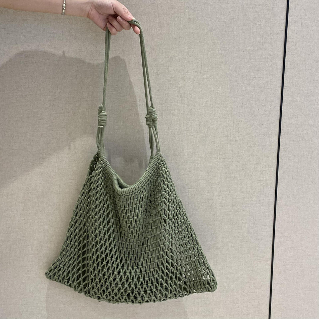Net tote bag in boho style Stornfield