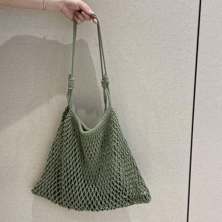 Hand-knotted shopping net bag Stornfield