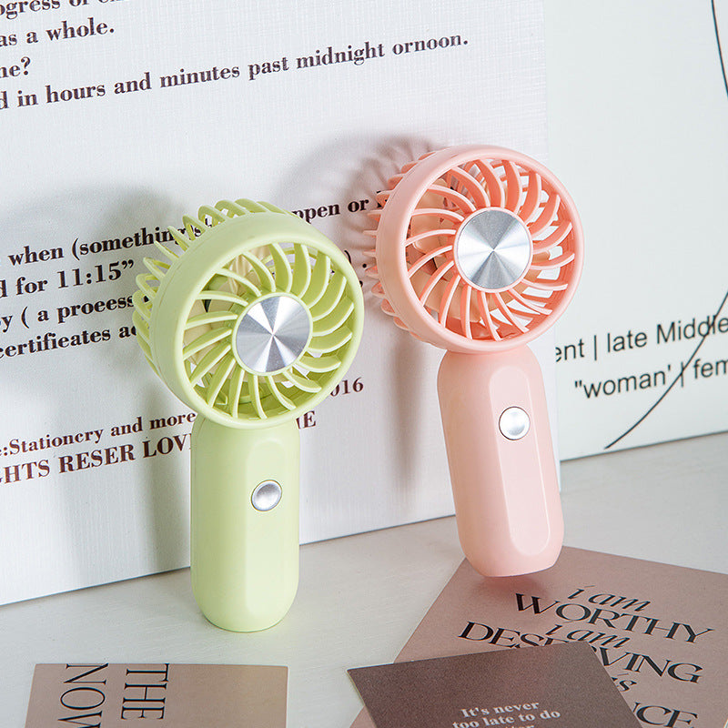 Women Portable Mini Hand Fan with Ergonomic Design and USB Charging Function Stornfield