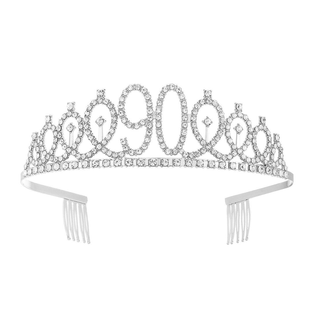 Women's Crystal-Embellished Tiara with Elegant Design Stornfield