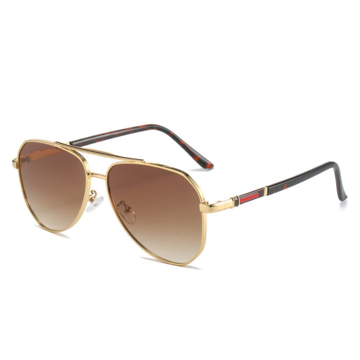 Women's designer sunglasses with oval frame and luxurious accents Stornfield