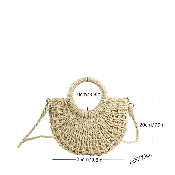 Beef Bast Handbag with Structured Design Stornfield