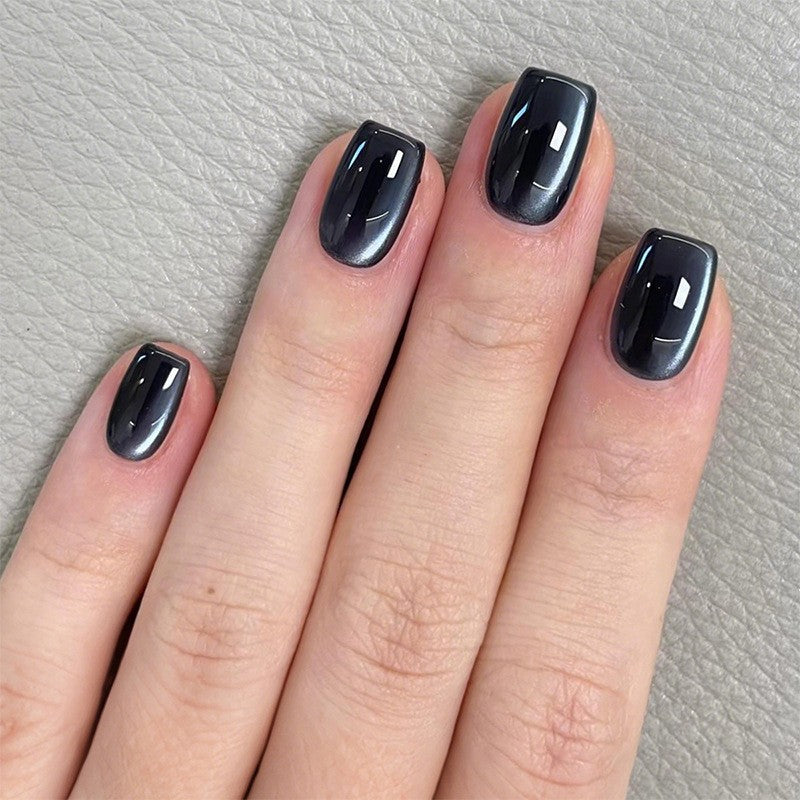 Glossy Short Press-On Nail Set