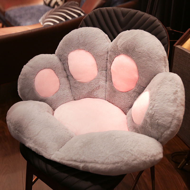 Plush seat cushion in paw shape Stornfield