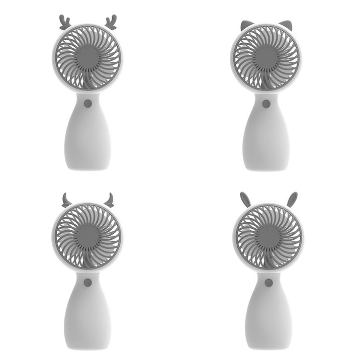 Unisex Portable Hand Fan in Playful Animal Design Stornfield