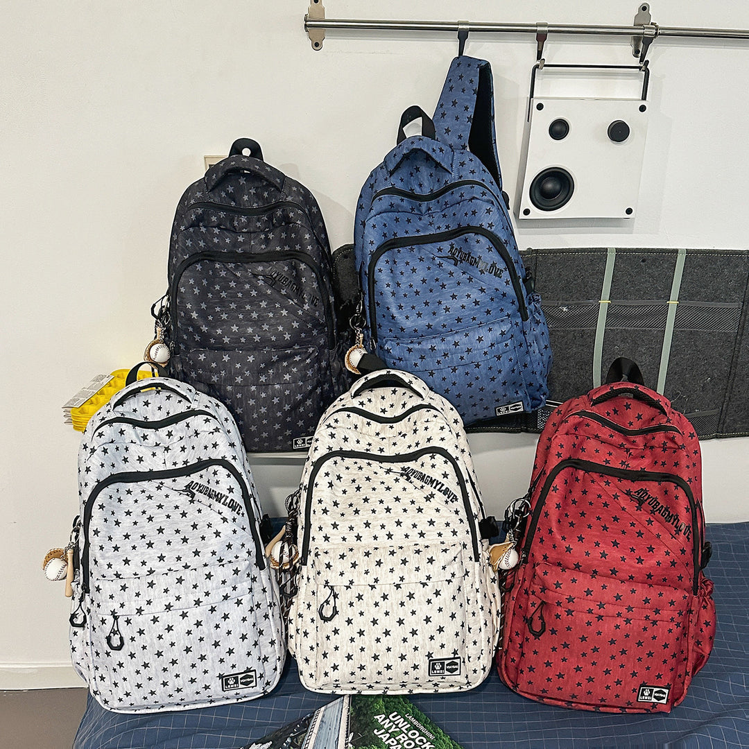 Star-Patterned Adventure Backpack Stornfield
