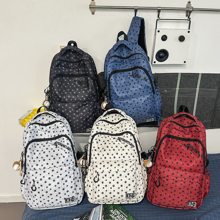 Star-Patterned Adventure Backpack Stornfield