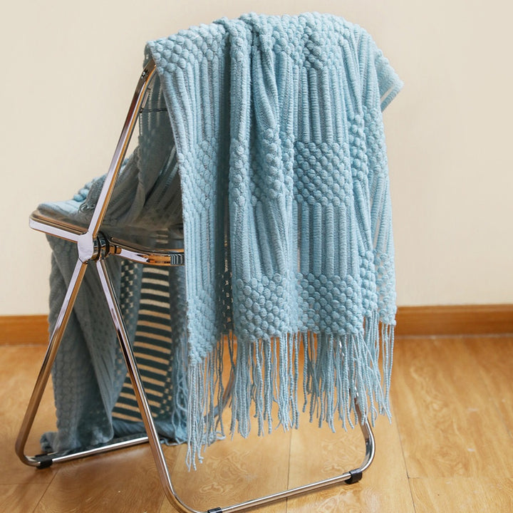 Textured Decorative Throw Blanket