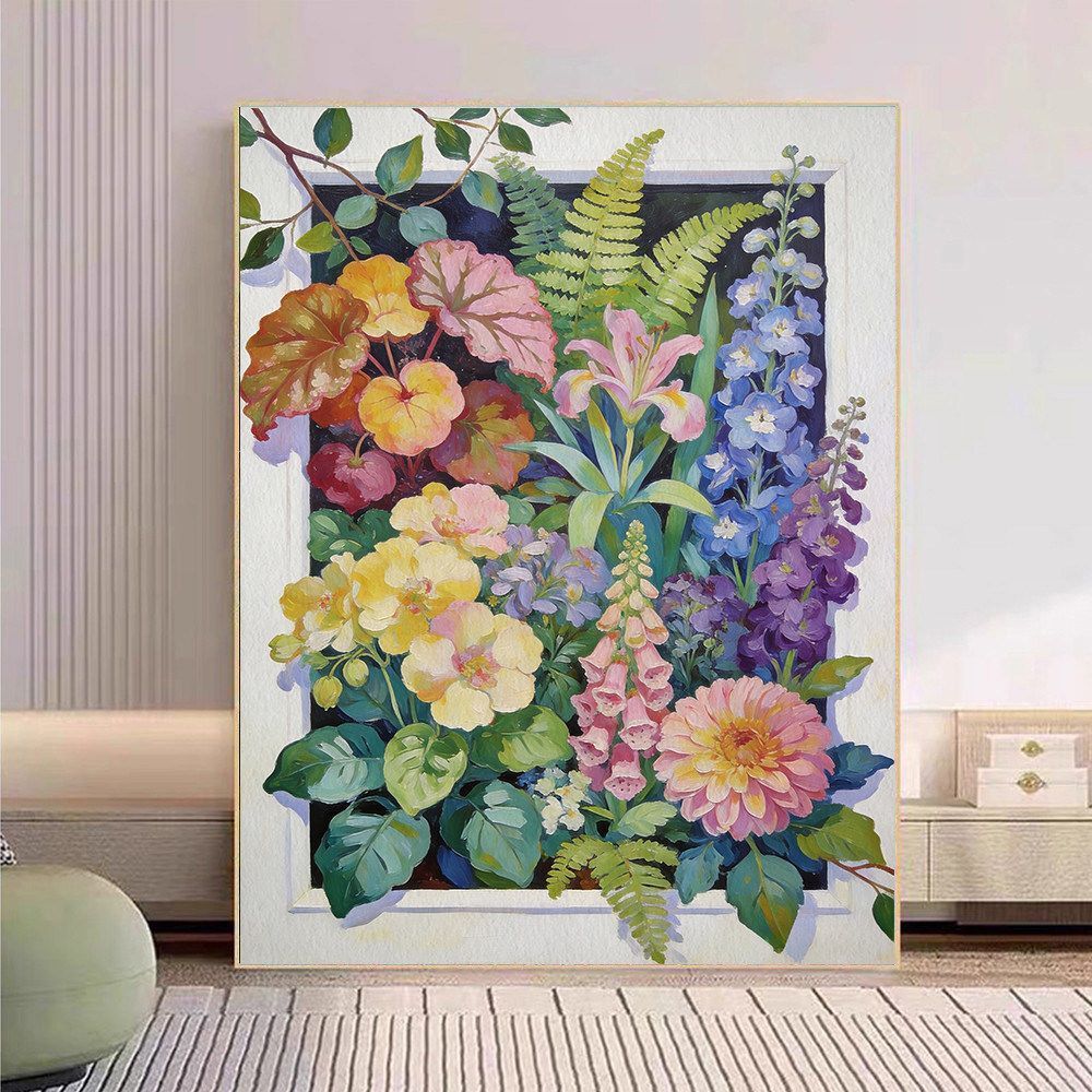 Floral Botanical Canvas Art Print Stornfield