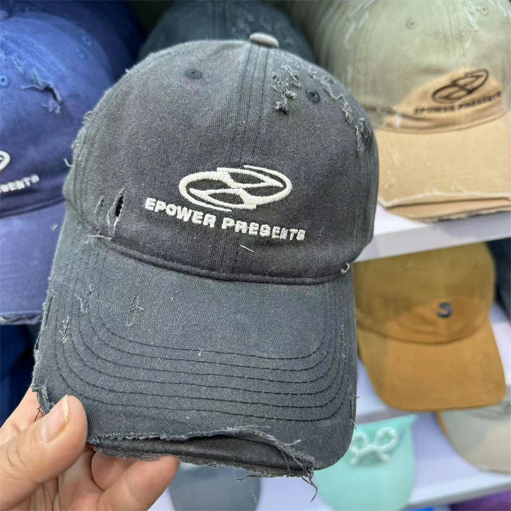 Unisex Distressed Cotton Baseball Cap Stornfield
