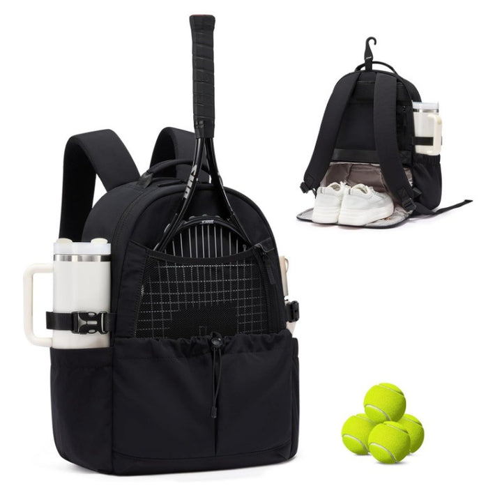 Sport backpack with integrated shoe compartment and bottle holder Stornfield